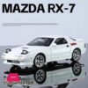 132 Scale Diecast Rx7 Diecast Model Car Popup Light Sound