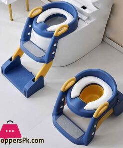 2-in-1 Bathroom Stair baby ladder folding Potty Seat Children's Potty Urinal Adjustable Step Stool
