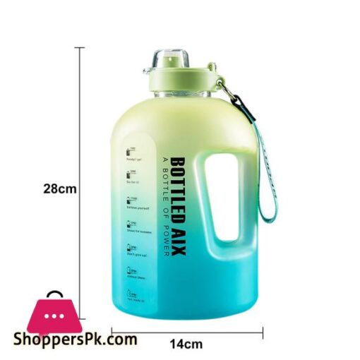 22L Sport Water Bottle Large Capacity 1 Gallon Water Bottle With Time Scale BPA Free Plastic Bottle Outdoor Fitness Water Cup