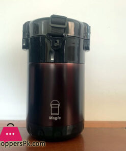 304 Stainless Steel Thermos Lunch Box Round Leak-Proof Multilayer Sealed Insulated Food Storage Container Work School Bento Box 2.3 Liter - Image 4