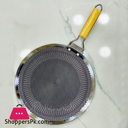 316 Stainless Steel Heavy Guage Flat Tawa in Electro Engraving Non Stick Technology