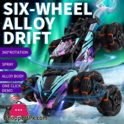 6-Wheel Drift Car Swing Arm Remote Control Transformable Car Stunt Car