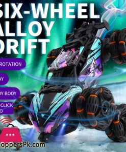 6-Wheel Drift Car Swing Arm Remote Control Transformable Car Stunt Car 58 6-Wheel Drift Car Swing Arm Remote Control Transformable Car Stunt Car - Image 2