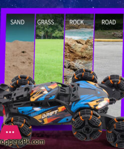 6-Wheel Drift Car Swing Arm Remote Control Transformable Car Stunt Car 59 6-Wheel Drift Car Swing Arm Remote Control Transformable Car Stunt Car - Image 3