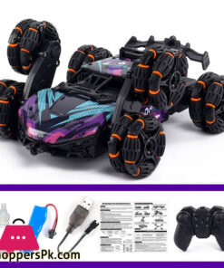 6-Wheel Drift Car Swing Arm Remote Control Transformable Car Stunt Car