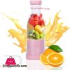 Bottle 420Ml Usb Rechargeable Juicer Blender 6 Blades Electric Blender Mini Portable Personal Size Juicer Cup Usb Rechargeable Mixer Food Grade Portable Fruit Juicer Machine Usb Rechargeable Juicer Blender 6 Blades Electric Blender Mi