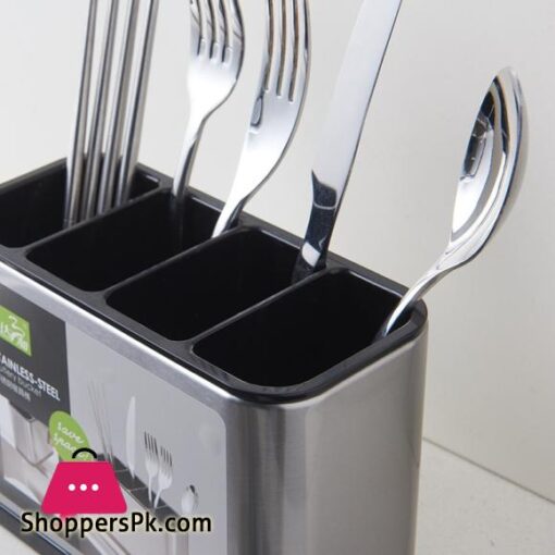 Knief Holder Tube Spoon Storage Box Rack Cutlery Organizer Tableware Draining Chopstick Cage With Water Outlet Tray