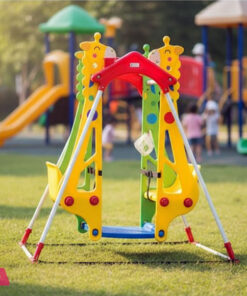 Giraffe Two Kids Stand Swing for 2 Baby