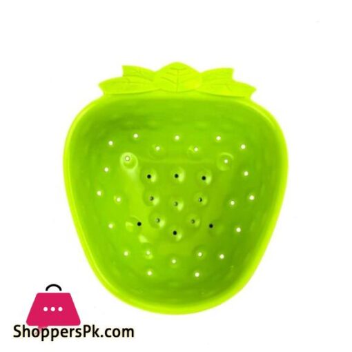 Multicolor Mini Strawberry Shape Plastic Fruit And Vegetable Washing Basket For Kitchen