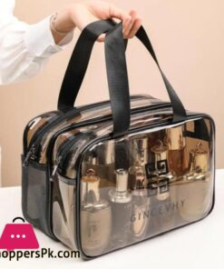 Multipurpose Waterproof Cosmetic Toiletry Transparent Makeup Beauty Travel Pouch Bag Organizer