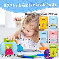Talking Flash Cards Educational Toys Talking Flashcards Learning Toys For Toddlers Montessori Toys Flash Cards For Age 3 4 5 6