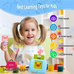 Talking Flash Cards Educational Toys Talking Flashcards Learning Toys For Toddlers Montessori Toys Flash Cards For Age 3 4 5 6