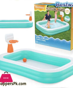 Bestway Dunk'N Splash Inflatable Pool 251 x 168 x 102 cm - 54445