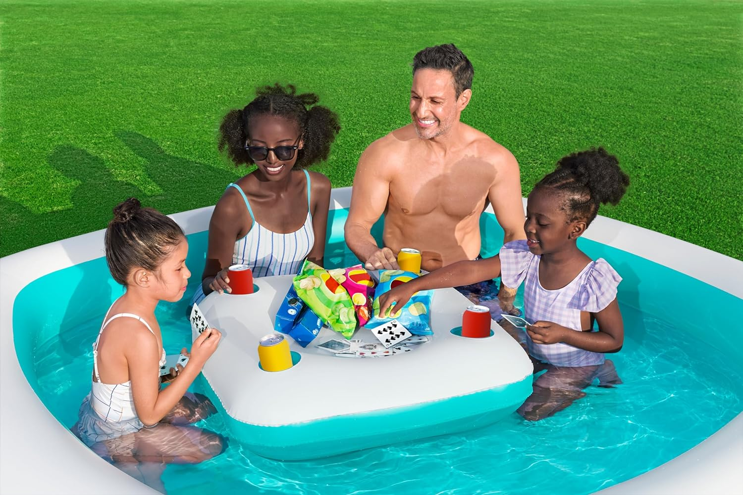 Bestway Sippin Summer Family Pool 218X218X48Cm