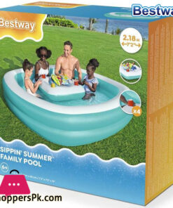 BESTWAY Sippin Summer Family Pool 218x218x48cm