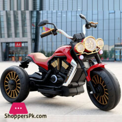 Children'S Electric Motorcycle Tricycle 2-7 Years Old Kids Rechargeable Oversized Outdoor Cool Lights Toy Car For Kids Gift