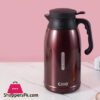 Cille Insulated Thermos Coffee Pot Tea Pot Stainless Steel Double Wall One Touch Lid With Handle Coffee Pot 1600 Ml