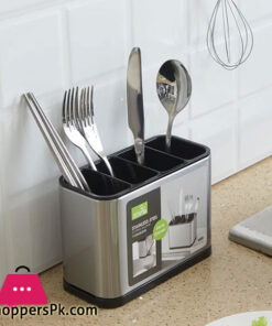Cutlery Organizer Tableware Draining Chopstick Cage With Water Outlet Tray