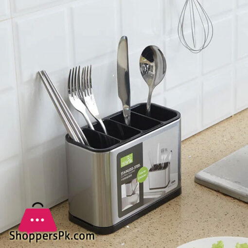 Cutlery Organizer Tableware Draining Chopstick Cage With Water Outlet Tray