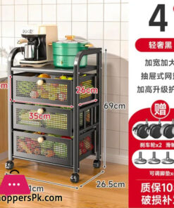 Drawer Type Detachable Household Fruit And Vegetable Rack Kitchen Storage Rack 6-Layer 25 Drawer Type Detachable Household Fruit And Vegetable Rack Kitchen Storage Rack 6-Layer - Image 3