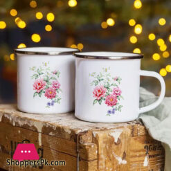 Enameled ware (Taam Chini) Mugs 1-Pcs Random Color
