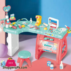 High Quality Simulation Medical Kit Mini Clinic Doctor Plastic Pretend Play Set Toys - 28Pcs