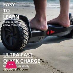 Hoverboard 8.5 Inch Off-Road Electric Self Balancing Scooter All-Terrain Hover E-Scooter Board Bluetooth For Adult Kids