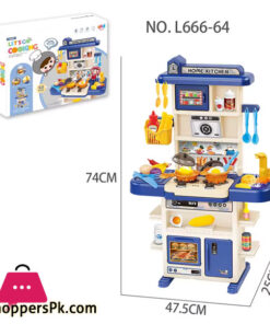 Kids Pretend Play Kitchen Toy 43 Pieces - Image 2