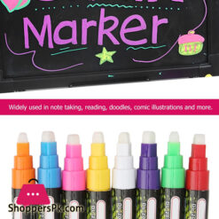 Liquid Chalk Marker, Chalkboard Marker, Ecofriendly Ink, Great Softness For Reading Drawing
