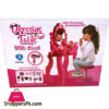 Makeup Toy Dressing Table With Stool And Accessories 21Pcs Toy For Girls Makeup Set