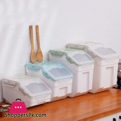 Moisture-Proof Wear-Resistant Seal Large Capacity Rice Food Bucket 15-KG