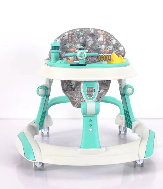 Multifunction Round Baby Walker With Music And Silent Wheel