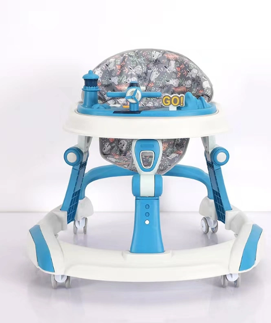 Multifunction Round Baby Walker With Music And Silent Wheel
