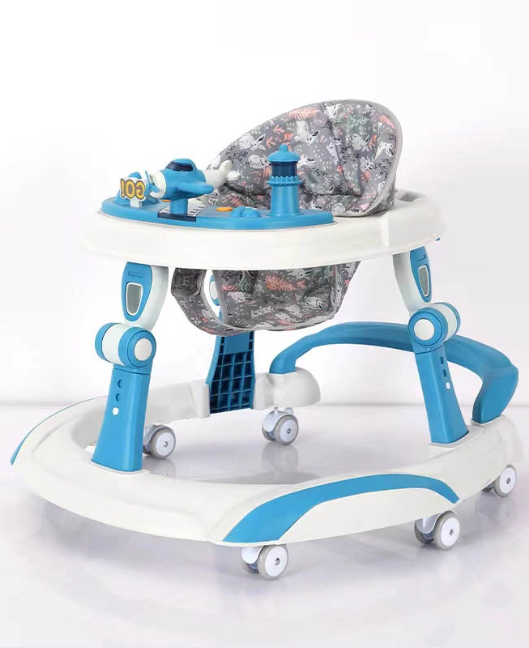 Multifunction Round Baby Walker With Music And Silent Wheel