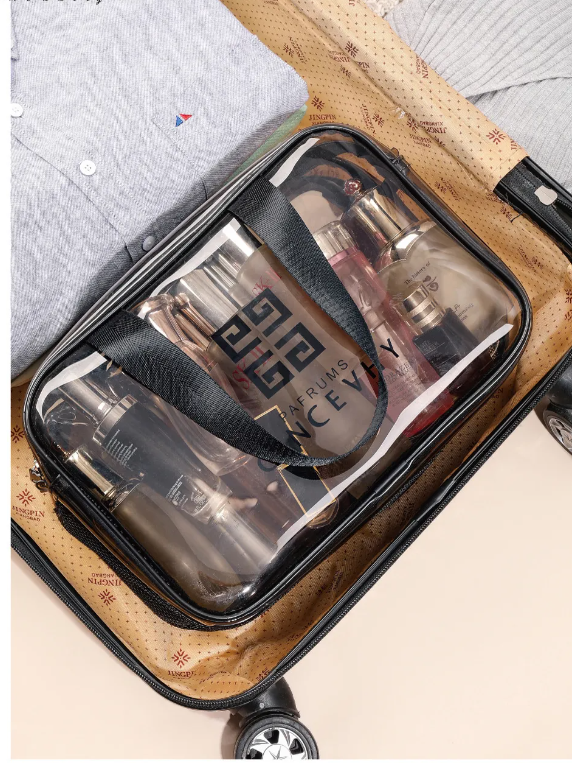 Multipurpose Waterproof Cosmetic Toiletry Transparent Makeup Beauty Travel Pouch Bag Organizer