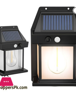 New Solar Tungsten Filament Lamp Outdoor Waterproof Intelligent Induction Wall Lamp Garden Villa