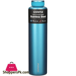 Original Sistema Hydrate Stainless Steel Water Bottle 600 Ml Bpa-Free Double Wall Vacuum Insulated Metal Water Bottle Keeps Liquid Hot &Amp; Cool
