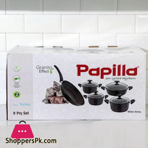 Papilla Cookware Set of 9 Turkey Made
