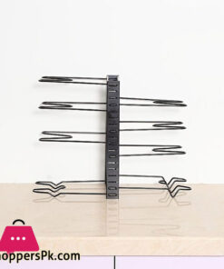 Retractable Pot Lid Rack Shelf Retractable Pot Storage Rack Home Cabinet Plate Storage Rack Retractable Pot Racks 9 Retractable Pot Lid Rack Shelf Retractable Pot Storage Rack Home Cabinet Plate Storage Rack Retractable Pot Racks - Image 3
