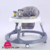 Round Baby Walker Foldable Adjustable Baby Walkers Cotton Fabric Rolling Walkers Activity Table Comfortable Carrier