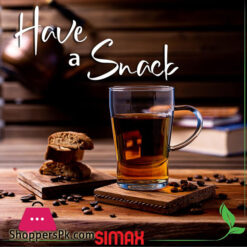 Simax Glass Coffee Mugs, 10 Oz Glass Mug, Set Of 4 Latte Mugs, Borosilicate Glass Tea Cups