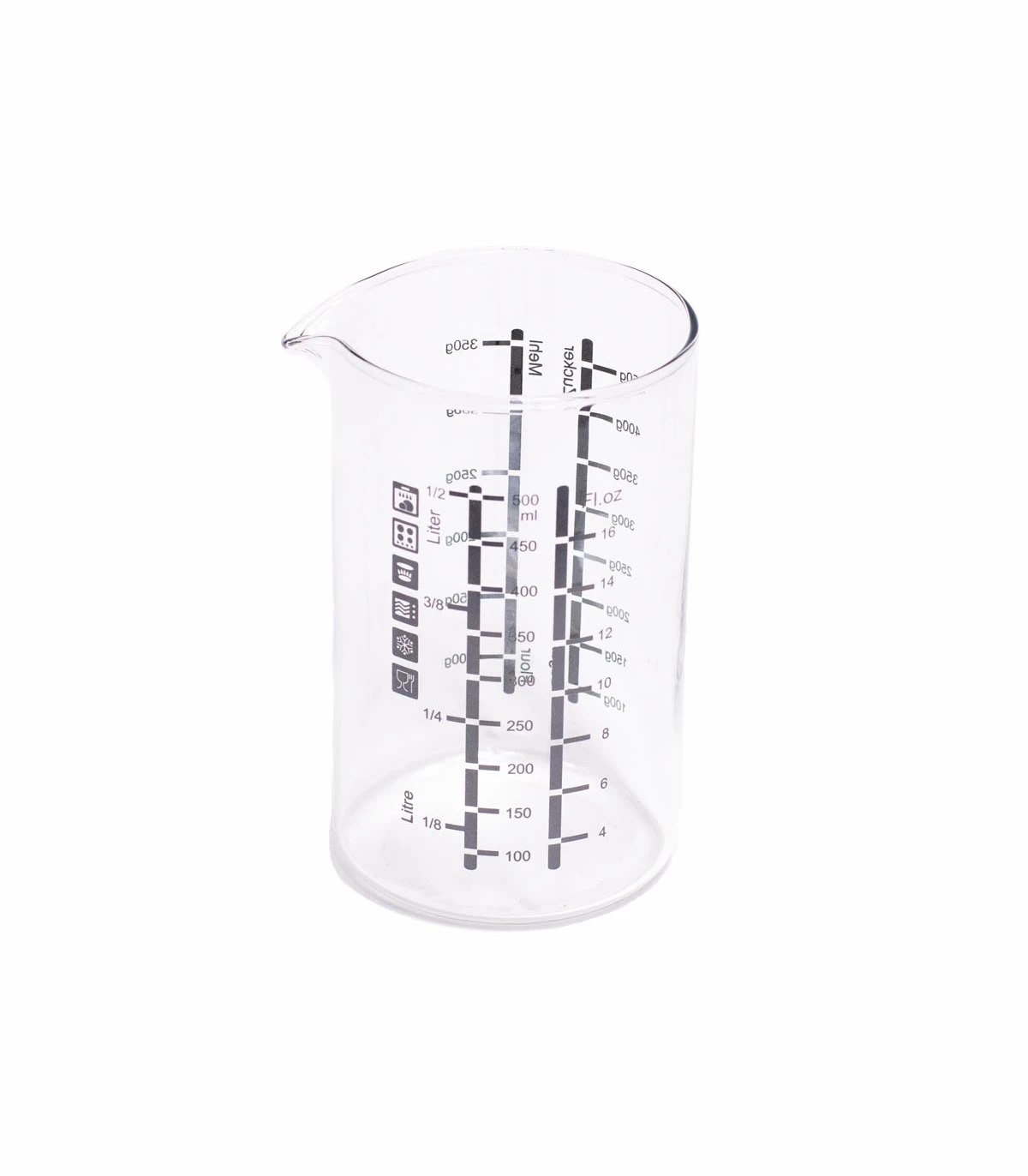 Simax Borosilicate Fireproof Measuring Jugs 1L &Amp; 500Ml Set Of 2