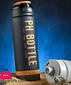 1000ml Large Capacity Sports Fitness Graduated Straw Cup Portable Outdoor Travel Water Bottle