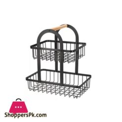 Lu 8 2Tier Black H 181 Basket Iron