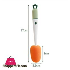 3 In 1 Multifunctional Cleaning Cup Brush Long Handle Insulation Cup Lid Brush Straw Brush Crevice Cleaning Brush Used To Clean Baby Bottles Water Cups Glass Teapots