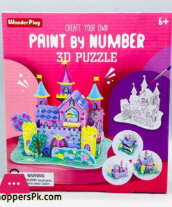 3D Puzzle Paint Number-House