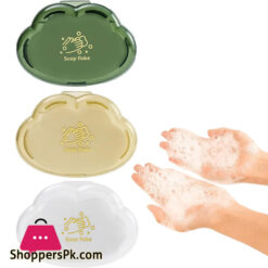 50 Sheets Cloud Travel Soap, Disposable Soap Sheets, Portable Container, Pocket Soaps for Hand Wash, Hiking, Travel, Paper Soap, Portable, Rich Foam