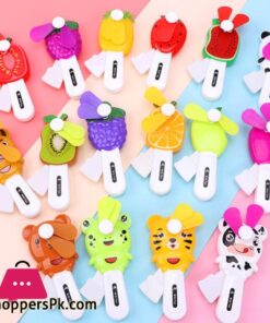 Baby Fan Toy Fruit Shape Portable Non Electronic Mini Fan