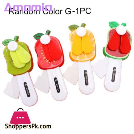 Baby Fan Toy Fruit Shape Portable Non Electronic Mini Fan