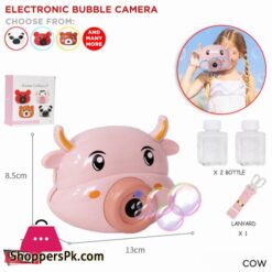 Bubble Camera For Kids Bubble Machine Blower Wands Automatic Bubble Cow Bear Panda Teddy Shape Bubble Blower Camera Machine With Lights And Music Portable Bubble Maker For Girls Boys Makes 100 Bubbles Per Minute Portable Outdoor Indoor Toys